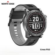 ⚡ NORTH EDGE AMOLED Smart Watch: 21-Day Battery  Health Tracker | 44mm HD Touch Sport Black (2025)