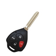 ปลอกกุญแจสำหรับ Toyota Corolla Camry Reiz RAV4 Crown Avalon Venza Matrix BLANK 4ปุ่มปลอกกุญแจรีโมทรถยนต์