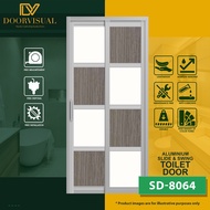 Slide and Swing Toilet Door asstl26