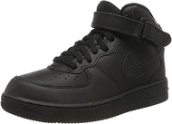 Boy's Air Force 1 Mid Basketball Shoes Black/Black Size 12.5C