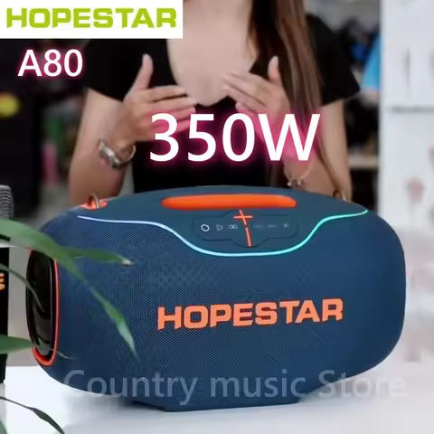 HOPESTAR A80 350W Portable Wireless Big Power Speaker Stereo Audio System Waterproof Home Karaoke Su