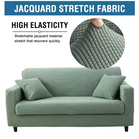 thick sofa protector Jacquard solid printed sofa covers for living room couch cover corner sofa slip