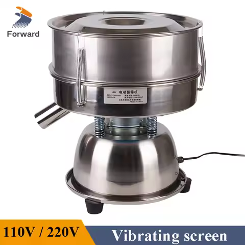 Electric Vibrating Sieve Screen Shaker 30cm Diameter Food Sieve Machine Vibrating Screen for Powder