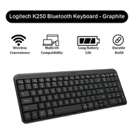 Logitech K250 Bluetooth Keyboard - Graphite