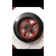 Rubber Wheel Gulong for push cart Pushcart Kartilya Heavy Duty 6"