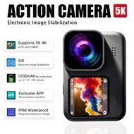 Action Camera 5K Diving Camera Support Voice Control Pre-Recording Fishing Action Camera v9