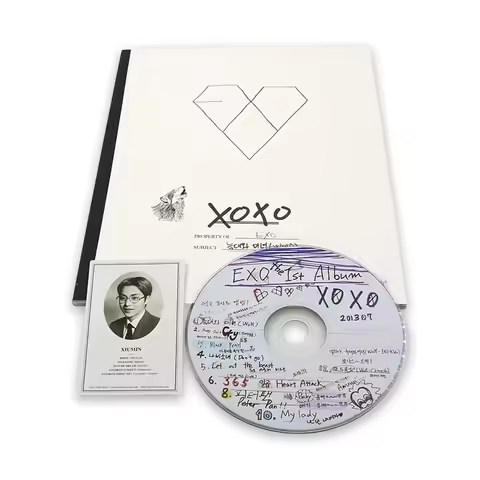 New EXO K XOXO Genuine Original Album Korean Version Wu Yifan Kris Luhan Male Singer Team Pop Music 