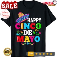 Happy 5 De Mayo Lets Fiesta Viva Mexico Cinco De Mayo Man T-Shirt