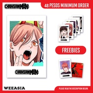 CHAINSAW MAN INSTAX MINI INSPIRED PHOTOCARD HD Print with FREEBIES | WEEASIA