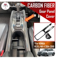 🔥SG SELLER🔥Honda VEZEL HR-V HRV 2014-2020 Gear Panel Cover Transmission Shift Shifter Deco Carbon Fiber Trim Accessories