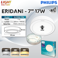 PHILIPS MESON Surface Downlight 7" 17W | 9" 24W LED Surface Mounted Panel Light 59472 59474 Lampu Si