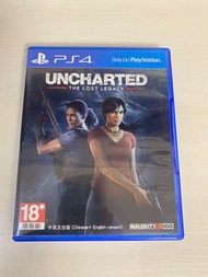 PS4 二手 遊戲片 實體光碟 秘境探險 外傳 失落的遺產 UNCHARTED 可中文 遊戲人數1人 頑皮狗
