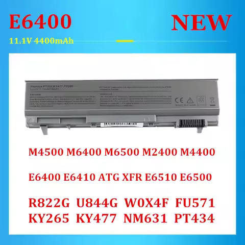Laptop Battery For Dell Latitude E6400 ATG ATG / E6410 ATG / E6500 E6510 1M215 312-0215 312-0748 312