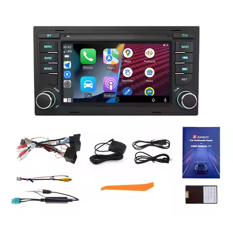 Carplay Android Auto 7" Car Multimedia Radio For Audi A4 8E 8H B6 B7 2000-2009 Navigation GPS Blueto