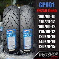 ยาง Helios รุ่น GP901 P6240 Flash สำหรับ  Xmax Forza  ADV Zontes Zontes Lead Girono Aerox F/R 110/70