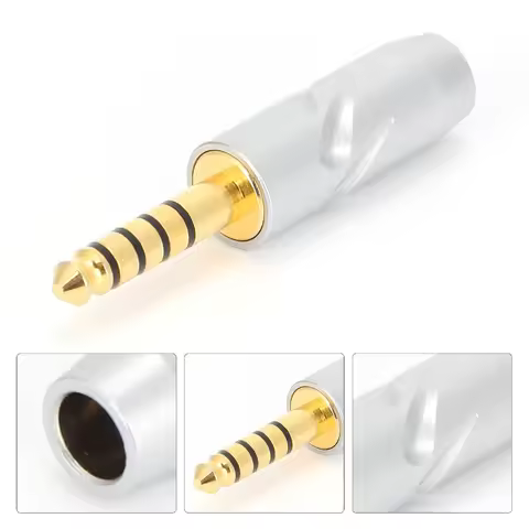 Plug and Play 4.4mm 5 Pole Balanced Output Plug Balanced Output Audio Equipment Plug for Sony / Furu