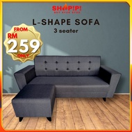 Shopipi L Shape Sofa/sofa fabric/sofa 3 seater/Sofa 3 L/sofa kain/沙发