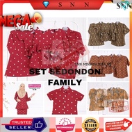 💎SNN SET SEDONDON FAMILY BAJU SET COUPLE BAJU KEMEJA SEDONDON AYAH ANAK BAJU KURUNG SEDONDON IBU ANA