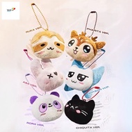 Mini Keychain Pendant Doll Head - BABYMONSTER RUKA AHYEON RORA