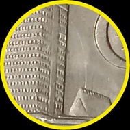 ( Syiling ) ( Die Clash Error ) 50 Sen 1981 ( UNC / Brand New ) Malaysia Parliament House