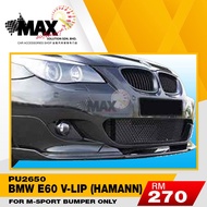 BMW E60 V-LIP HAMANN / HARTGE FRONT SKIRT BODYKIT PU MATERIAL WITHOUT PAINT