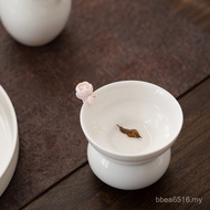 Flower Whole Set Tea Tea Pinch Porcelain Tea Leak Filter Separator Hand Porcelain Filter Tea Suet Ja