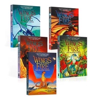 [Some book spine cracks]Wings of Fire Graphic Novel 1-5 Full-Color Books Paperback English Comics for children