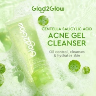 Glad2Glow Centella Cleanser facial wash Anti-Acne Pencuci Muka 70ml