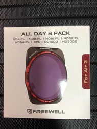 dji air 3 filter Freewell all day 8 pack