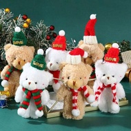 [ Merry Christmas] Wholesale 10 Christmas teddy bears 10 cm for decoration, as gifts for relatives a