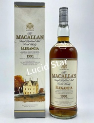 Macallan 1991-2003 Elegancia Single Malt Whisky 1000ml / Fino and Oloroso Sherry Casks  麥卡倫 1991年威士忌