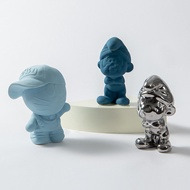 Rzone Doraemon Small Ornaments Living Room Bedroom Window Home Accessories Blue Crafts Decoration