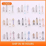 XPSB  NH34 GMT Watch Hands Fit NH34A Automatic Movement Men's Wristwatch Green Luminous