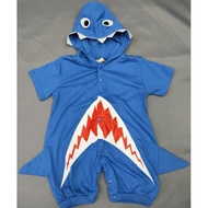Animals baby shark unisex for baby jumshort w/hoody