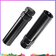 7 Spline Lug Nut Key 6 Spline Lug Nut Socket Removal Tool, 2 PCS Dual Hex Drive Aftermarket Wheel Lo