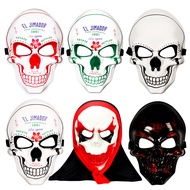 Halloween Horror Holiday Mask Ghost Skull Smiley Face Plastic Mask Prom Makeup Party Props Mask Fake