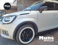 Lis Ban / Whitewall Mobil Atlas Putih Ukuran Velg R15