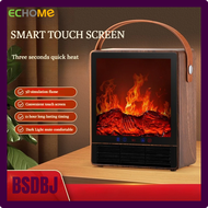 BSDBJ Echome Electric Heater 3d Simulation Flame Warmer Air Blower เตาผิงในครัวเรือนประหยัดพลังงานเดสก์ท็อปฤดูหนาวเครื่องอุ่นไฟฟ้า RJHTD