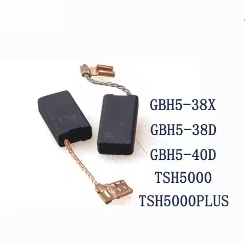 1 Pair (2pcs) GBH 5-40D carbon brush with cutoff replacement For BOSCH GBH 5-38 GBH5-38 GBH5-38D GBH