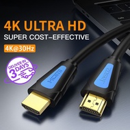 Jasoz HDMI Cable 4K 60Hz HDMI2.0 Cable for PC Xbox Gaming Monitor Extension Cable