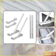 [YoyoyocfMY] 5 inch Aluminum Roof Gutter Hanger with Straps Roofs Drain Hook with Screws Roof Gutter