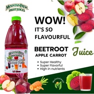 BEETROOT APPLE CARROT Juice MOUNTAIN FRESH - 100% Natural, Halal, Tanpa Pengawet - NO ADDED SUGAR Be