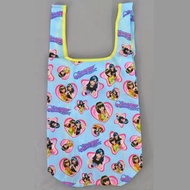 日本 Love and Berry: Dress Up and Dance 淺藍色帆布 可摺疊 手挽袋