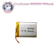803040 3.7V Li Polymer Battery 900mAh Real capacity lithium batteries with protected board for Toys 