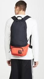 【YISZ WORLD現貨】Adidas Y-3 山本耀司Packable Backpack 後背包、腰包~設計_橘黑色