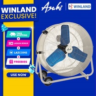Asahi by Winland Industrial Electric Fan | Drum Fan 24inch Metal Blade DM-24