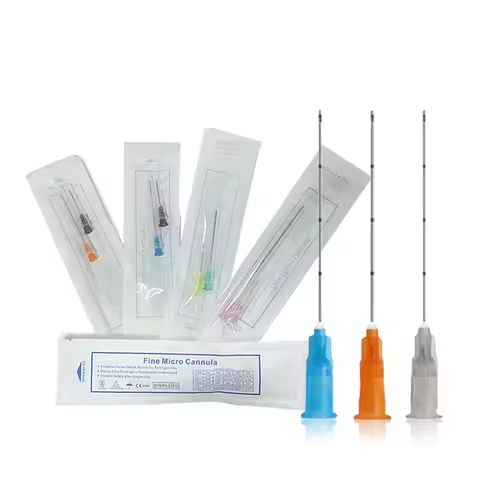 50pcs/box 23G 50MM 25G 50MM Cannula 16G 18G 21G 22G 27G 50MM 70MM 100MM Needles Blunt Cannula Needle