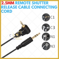 SONY 2.5mm C1 Shutter Remote Control Camera Cable C3 N1 N3 S2 E2 L1 Canon Nikon Camera Fujifilm Wire