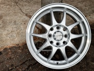 New Car Sport Rim WORK EMOTION Wheels CP2 14x5.5J 8x100/114.3 ET38 Silver Machine Face - READY STOCK
