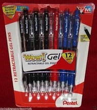 Pentel WOW Gel Retractable Pens; Multi-Colored (X27716)